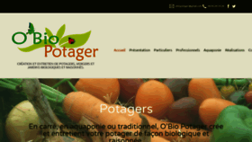 What Obiopotager.fr website looked like in 2020 (3 years ago)