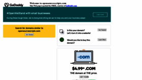 What Opensourcescripts.com website looked like in 2020 (3 years ago)