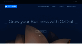 What Ozdial.com website looked like in 2020 (3 years ago)