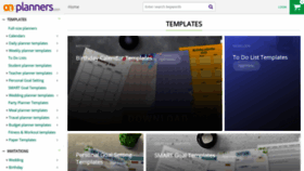 What Onplanners.com website looked like in 2020 (5 years ago)