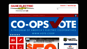 What Oaheelectric.com website looked like in 2020 (3 years ago)