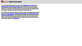 What Omln.org website looked like in 2020 (6 years ago)