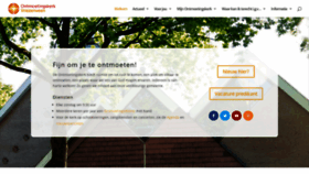 What Ontmoetingskerkvriezenveen.nl website looked like in 2020 (3 years ago)