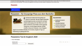 What Original-pizzastein.de website looked like in 2020 (3 years ago)