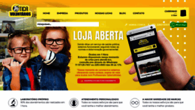 What Oticavoluntarios.com.br website looked like in 2020 (3 years ago)