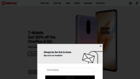 What Oneplus.com website looked like in 2020 (3 years ago)