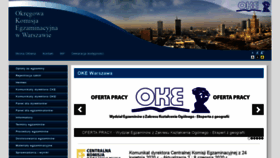 What Oke.waw.pl website looked like in 2020 (3 years ago)