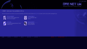 What Orenet.co.uk website looked like in 2020 (3 years ago)