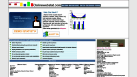 What Onlinewebstats.com website looked like in 2020 (3 years ago)