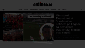 What Ordinea.ro website looked like in 2020 (3 years ago)