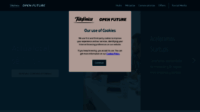 What Openfuture.org website looked like in 2020 (3 years ago)