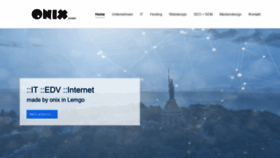 What Onix.de website looked like in 2020 (3 years ago)