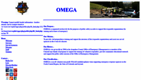 What Omegaresponders.org website looked like in 2020 (3 years ago)