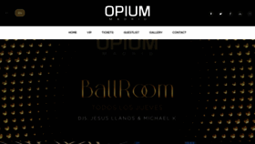 What Opiummadrid.com website looked like in 2020 (3 years ago)