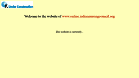 What Online.indiannursingcouncil.org website looked like in 2020 (3 years ago)