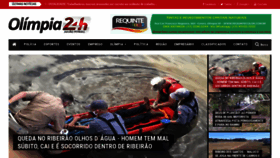 What Olimpia24horas.com.br website looked like in 2020 (3 years ago)
