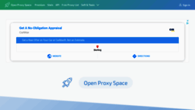What Openproxy.space website looked like in 2020 (3 years ago)