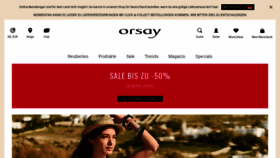 What Orsay.com website looked like in 2020 (3 years ago)