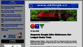 What Okthepk.ca website looked like in 2020 (3 years ago)