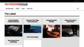 What Outdoorprime.com website looked like in 2020 (3 years ago)