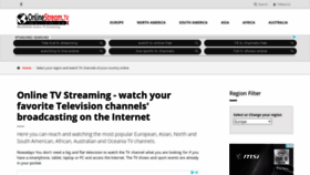 What Onlinestream.tv website looked like in 2020 (3 years ago)