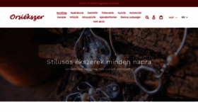 What Orsiekszer.hu website looked like in 2020 (3 years ago)