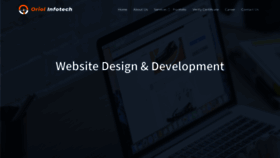 What Oriolinfotech.com website looked like in 2020 (4 years ago)