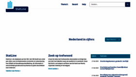 What Opendata.cbs.nl website looked like in 2020 (3 years ago)