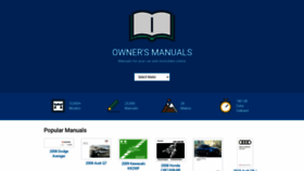 What Ownersmanuals2.com website looked like in 2020 (3 years ago)