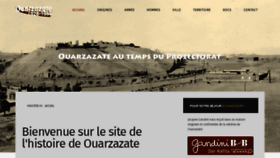 What Ouarzazate-1928-1956.com website looked like in 2020 (3 years ago)