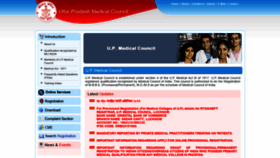 What Online.upmedicalcouncil.org website looked like in 2020 (3 years ago)