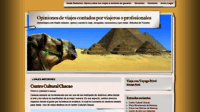 What Opinaviajes.com website looked like in 2020 (3 years ago)