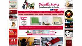 What Oakvillemoms.com website looked like in 2020 (3 years ago)