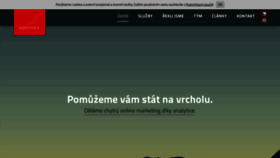 What Optimics.cz website looked like in 2020 (3 years ago)