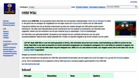 What Osmwiki.nl website looked like in 2020 (3 years ago)