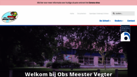 What Obs-mr-vegter.nl website looked like in 2020 (3 years ago)