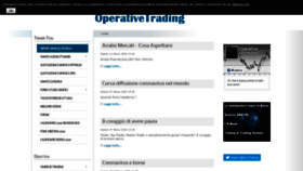 What Operativetrading.it website looked like in 2020 (3 years ago)