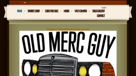 What Oldmercguy.co.za website looked like in 2020 (3 years ago)