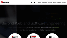 What Opus.ee website looked like in 2020 (3 years ago)