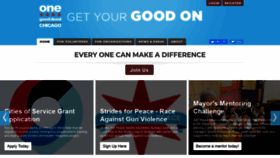 What Onegooddeedchicago.org website looked like in 2020 (3 years ago)