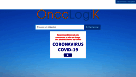 What Oncologik.fr website looked like in 2020 (3 years ago)