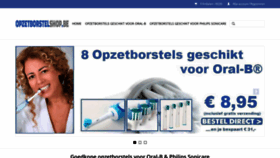 What Opzetborstelshop.be website looked like in 2020 (5 years ago)