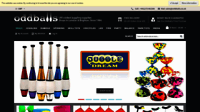 What Oddballs.co.uk website looked like in 2020 (3 years ago)