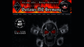 What Outlawsmc.de website looked like in 2020 (3 years ago)