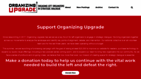 What Organizingupgrade.com website looked like in 2020 (3 years ago)