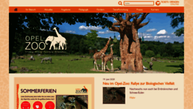 What Opel-zoo.de website looked like in 2020 (3 years ago)