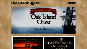 What Oakislandquest.com website looked like in 2020 (3 years ago)