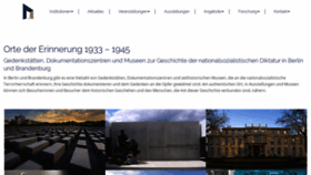 What Orte-der-erinnerung.de website looked like in 2020 (3 years ago)