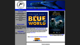What Oceanicresearch.org website looked like in 2020 (3 years ago)