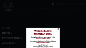 What Ocean-grill.com website looked like in 2020 (3 years ago)